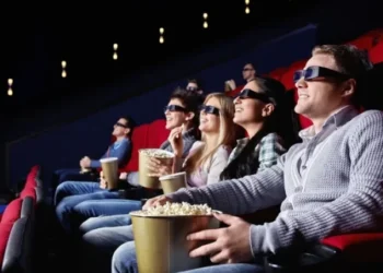 What changes occur in the human brain during movie watching?