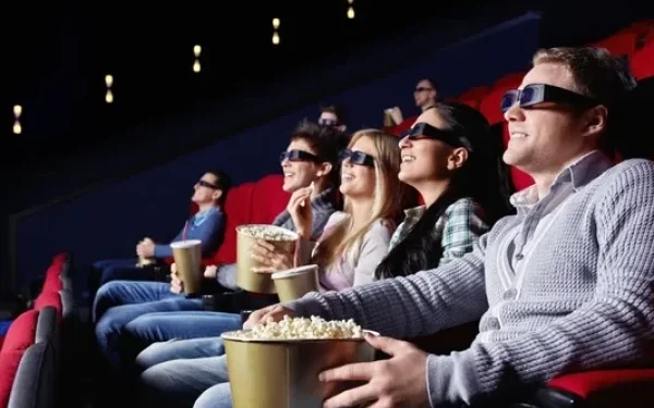 What changes occur in the human brain during movie watching?