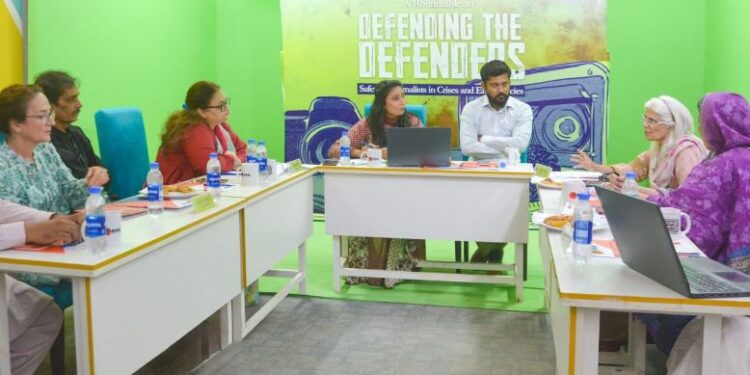 Journalists Unite for International Collaboration and a Collective Strategy for the Safety and Protection of Peers in Pakistan.