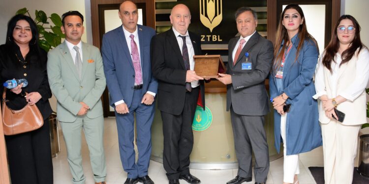 PAKISTAN BRITAIN BUSINESS COUNCIL DELEGATION VISITS ZTBL, HEAD OFFICE