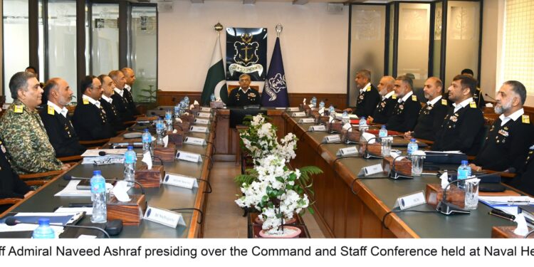 NAVAL CHIEF PRESIDES OVER COMMAND & STAFF CONFERENCE AT NAVAL HEADQUARTERS