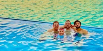 Adnan Sami shares a picture with his son Azan Sami and brother