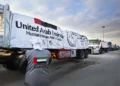 Three convoys carrying UAE aid entered Gaza last week