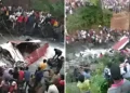 Wedding party vehicle plunges into river; 71 dead