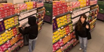 CCTV video of Saira Yousuf stealing from a supermarket goes viral