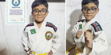 6-year-old Muhammad Ibrahim becomes youngest martial arts player to set Guinness World Record