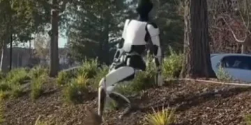 A robot that staggers like a human