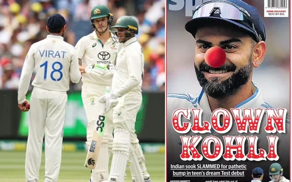 Fight with young opener! Australian media calls Kohli a 'joker'
