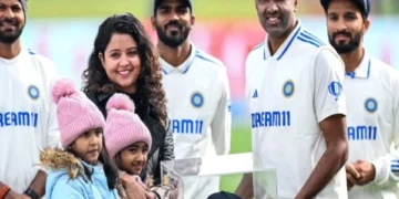 Wife's 'love-filled emotional letter' as a fan on Ashwin's retirement