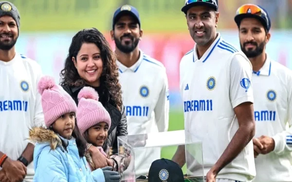 Wife's 'love-filled emotional letter' as a fan on Ashwin's retirement