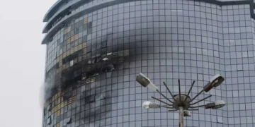 9/11-style drone attack on building in Russia