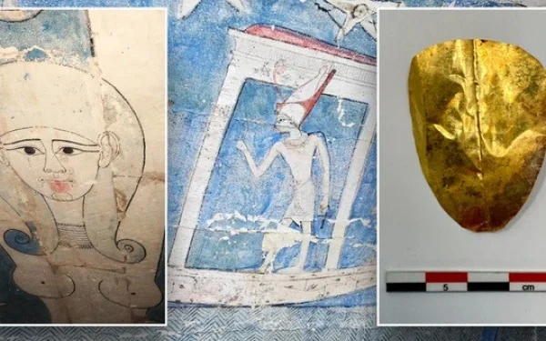 Ancient gold tongues and nails discovered in Egypt
