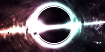 What have scientists discovered near a black hole?