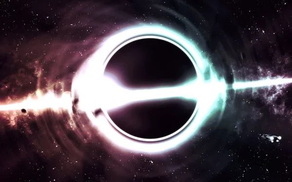What have scientists discovered near a black hole?