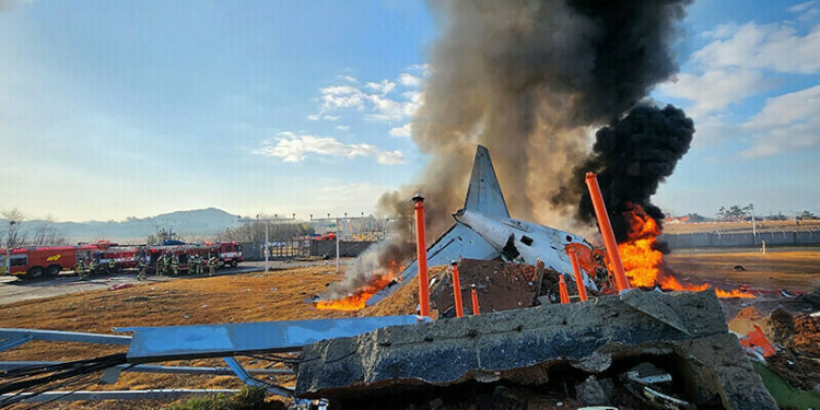 Passenger plane crashes while landing in South Korea, 179 feared dead