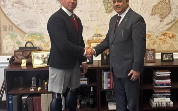 Pakistani Ambassador to the US Meets Newly Elected Chairman of the Foreign Affairs Committee