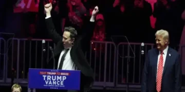 Elon Musk also gave a short speech at Trump's rally