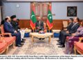 Presentation of Credentials by H.E. Vice Admiral (R) Faisal Rasul Lodhi High Commissioner of Pakistan to the Republic of Maldives