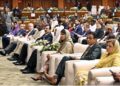 Minister for Federal Education and Professional Training Dr. Khalid Maqbool Siddiqui and Chairman Senate Syed Yousaf Raza Gilani at the closing ceremony of the International Conference for Girl’s Education today on 12th January, 2025