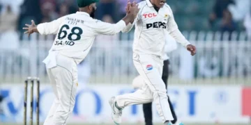 Nouman Ali becomes first Pakistani spinner to take hat-trick in Test