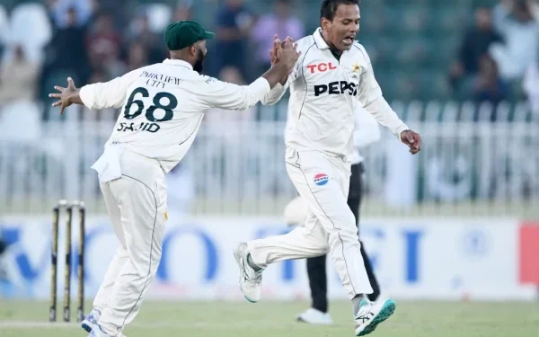 Nouman Ali becomes first Pakistani spinner to take hat-trick in Test