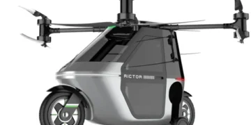 World's first flying motorbike takes off