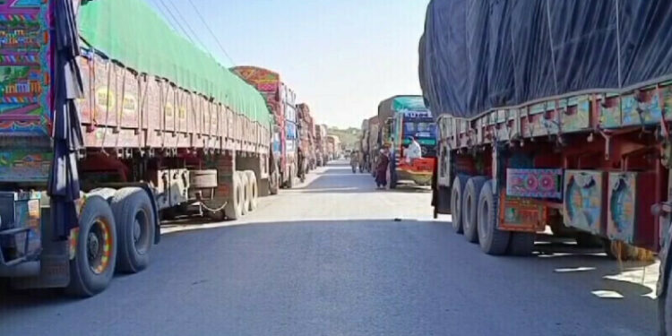 Khyber Pakhtunkhwa government has dispatched a convoy of relief goods on 75 trucks to Kurram