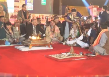 Karachi; More than 100 Hindu couples tied the knot in the annual mass wedding ceremony