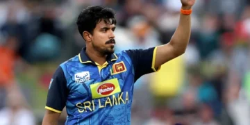 Maheesh Theekshana becomes first bowler to take hat-trick of 2025