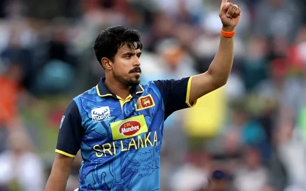 Maheesh Theekshana becomes first bowler to take hat-trick of 2025