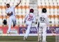 For the first time in Pakistan, 20 wickets fell on the first day of a Test