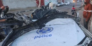 Israel bombs Gaza police chief’s tent; assistant among those killed