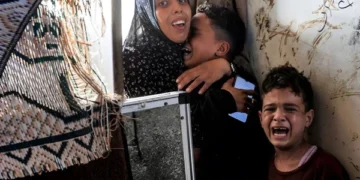 New Year in Gaza; Fireworks from Israeli missiles; Children dying in camps in freezing cold