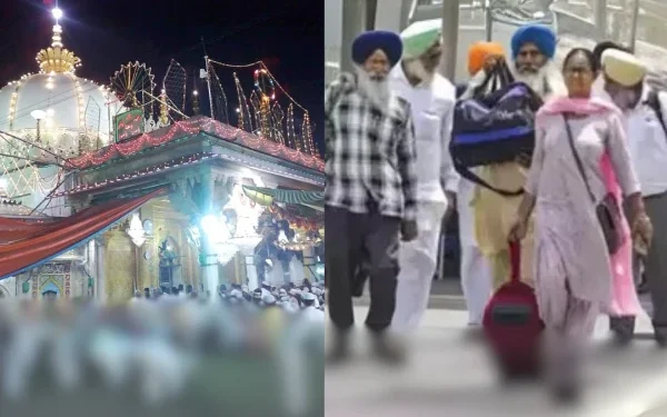 89 Pakistani pilgrims leave for Ajmer Sharif, 84 Hindu pilgrims arrive in Pakistan