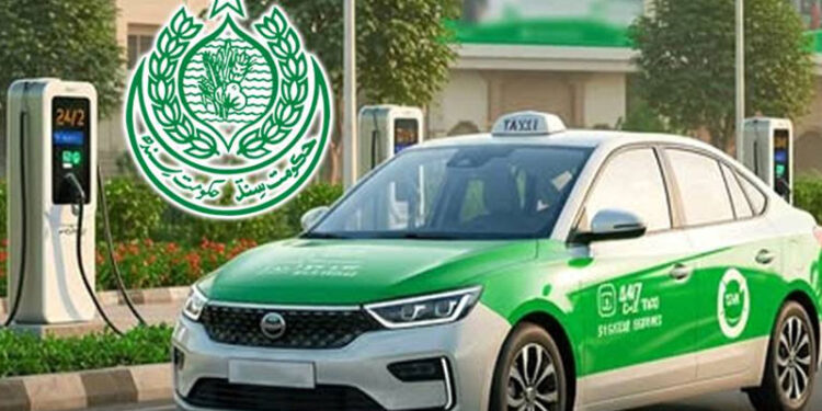 Decision to provide EV taxis to unemployed youth of Sindh on easy installments