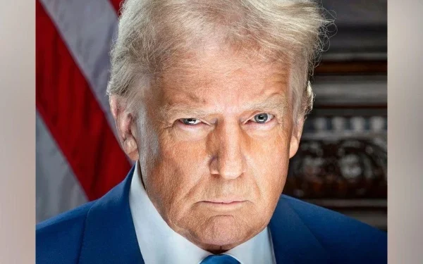 Dramatic facial expressions, Trump's new official photo sparks debate