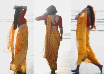 Mahira Khan's new look, a style in saree that surprised fans