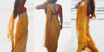 Mahira Khan's new look, a style in saree that surprised fans