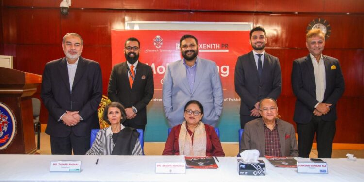 Greenwich University, Management Association of Pakistan and Xenith PR Sign MoU for Enhanced Learning Opportunities