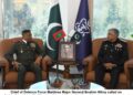 CHIEF OF DEFENCE FORCE MALDIVES CALLED ON CHIEF OF THE NAVAL STAFF ADMIRAL NAVEED ASHRAF AT NAVAL HEADQUARTERS