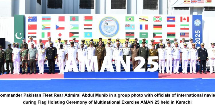9th MULTINATIONAL MARITIME EXERCISE AMAN – 2025 KICKS OFF AT KARACHI