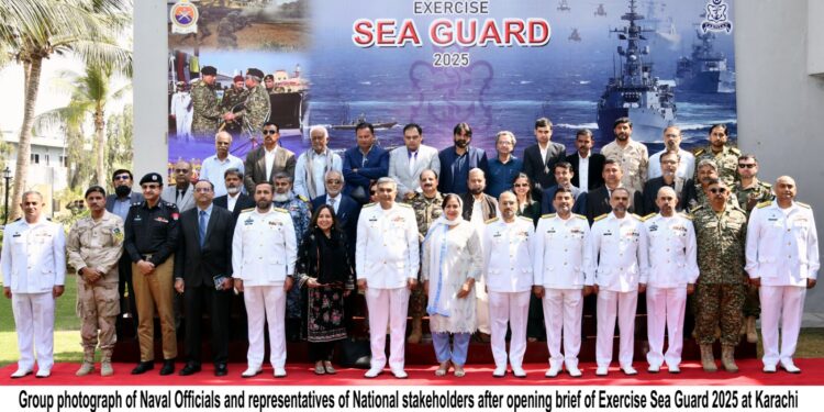 MARITIME SECURITY EXERCISE SEA GUARD-25 COMMENCES IN KARACHI