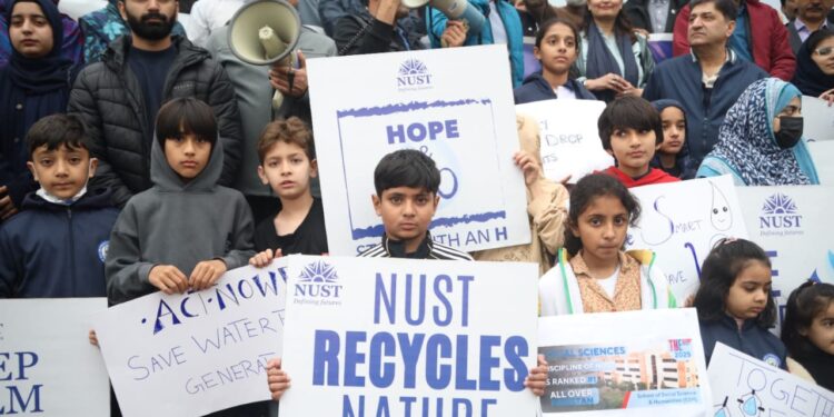 NUST Hosts Water Conservation Walk to Promote Sustainable Practices