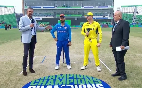 Champions Trophy; Afghanistan wins toss and decides to bat first against Australia