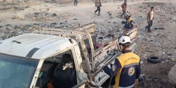 Truck full of passengers blown up in Syria; 15 people, including 14 women, killed