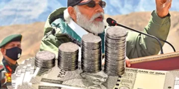 Salaries and pensions in India have devoured the budget for arms purchases