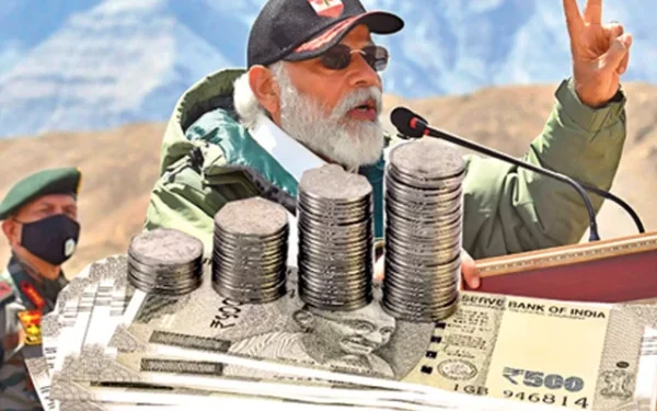 Salaries and pensions in India have devoured the budget for arms purchases