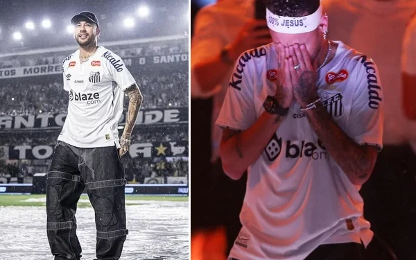 Return to childhood club; star footballer Neymar cried