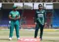 Tri-nation series; South Africa continues to bat against Pakistan