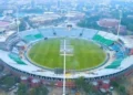 The opening match of the Triangular Series will be played today at the newly built Gaddafi Stadium